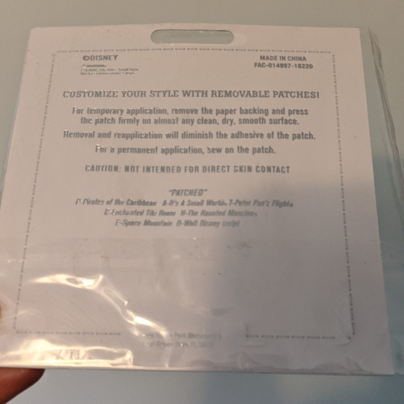 NWT Disney Parks Coco Iron on Patched Patch Skull - Picture 2 of 3